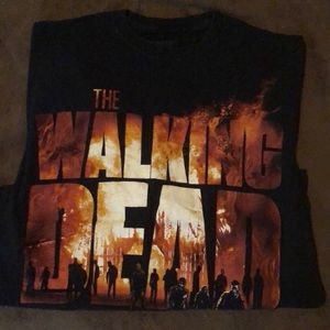 Black walking dead tshirt